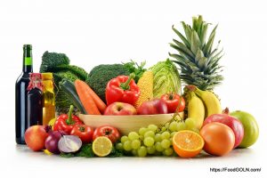 Basket with Vegetables Fruits Wine and Bread 2 Basket with Vegetables, Fruits, Wine and Bread (2)