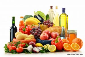 Basket with Vegetables Fruits Wine and Bread 4 Basket with Vegetables, Fruits, Wine and Bread (4)