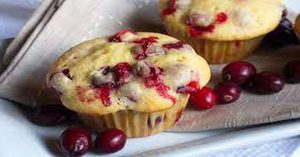 Lemon Cranberry Muffins Recipe
