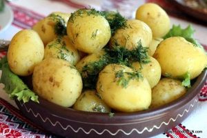 আলু সিদ্ধ Boiled potatoes 1 1 আলু সিদ্ধ, Boiled potatoes (1)